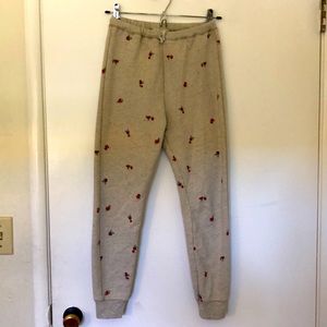 floral zara sweatpants
